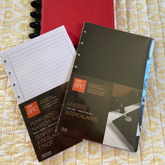 Staples Arc Office Staples Arc Customizable Notebook System Poshmark